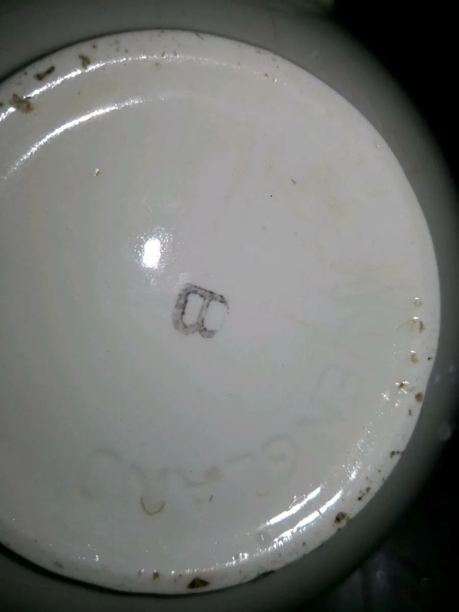 Antique English metal covered large teapot - Image 4