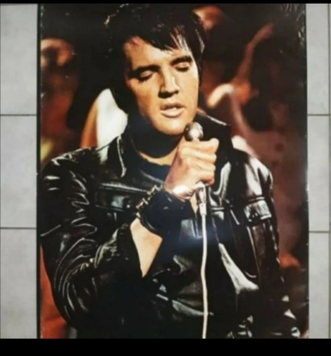 Rare first edition Elvis photo poster