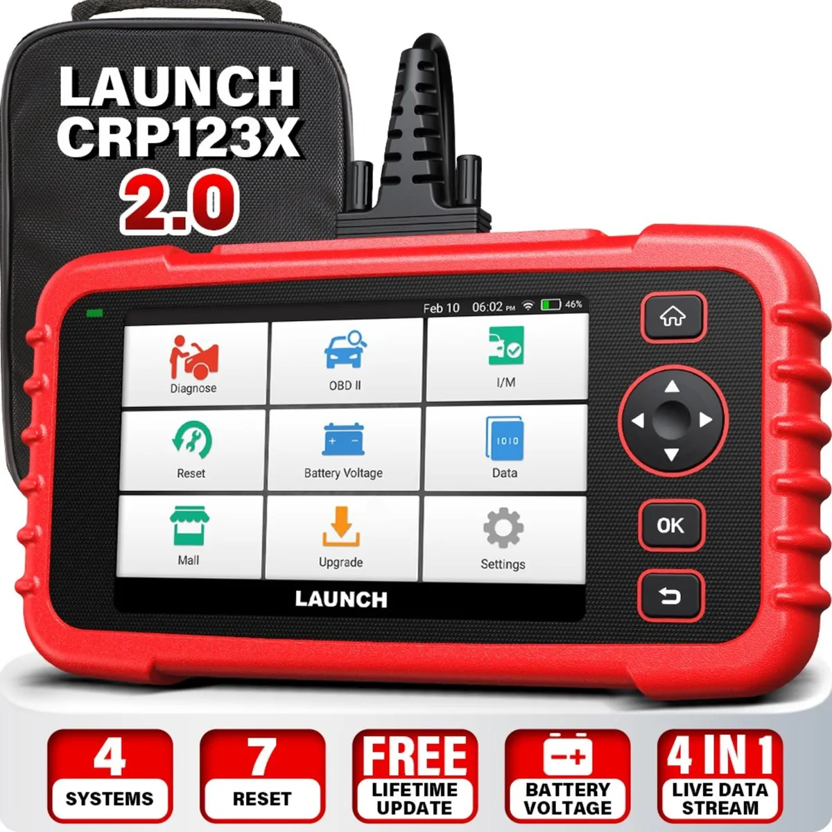 Launch CRP 123X Diagnostic Tool, Code Reader - Image 1