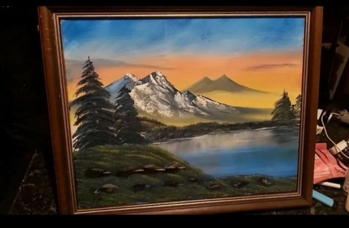 Lovely oil painting on canvas - Image 1