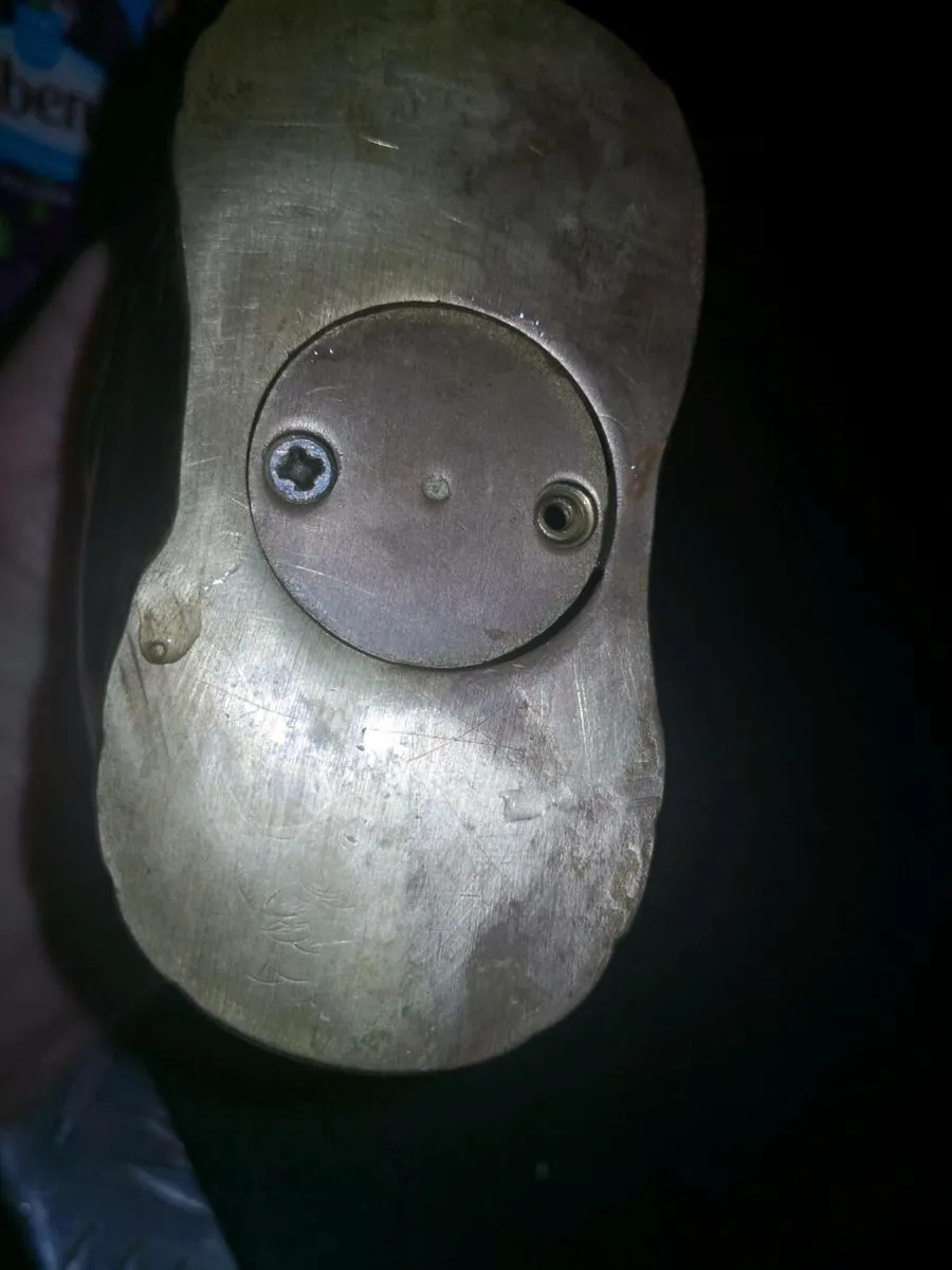 Antique solid brass piggy bank - Image 2