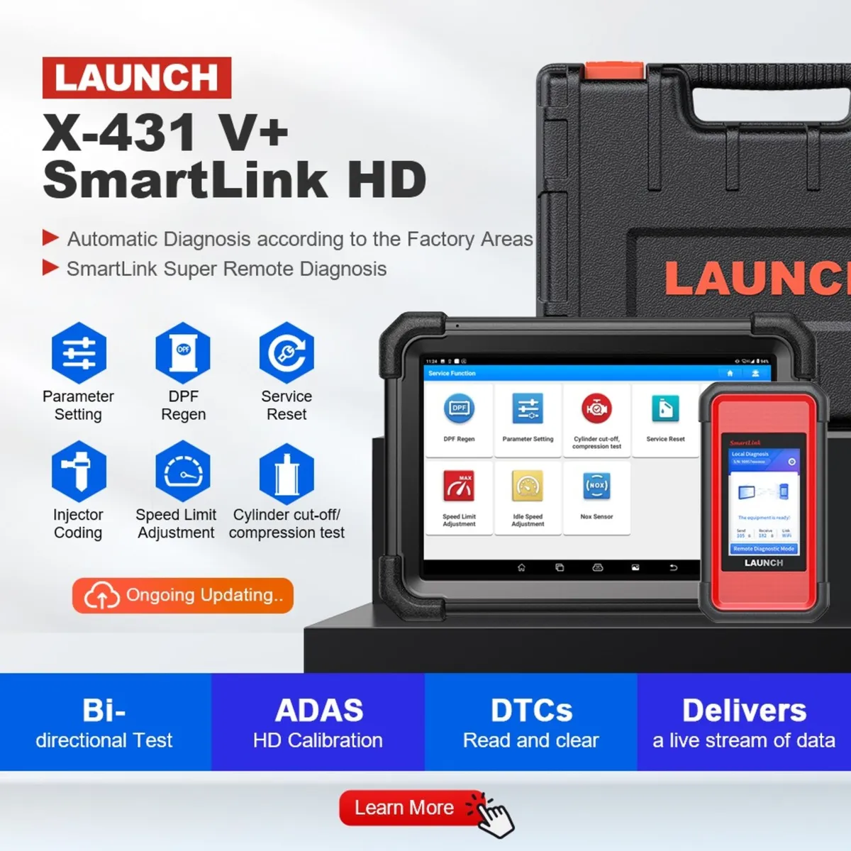 Launch X431 V+ SmartLink HD Trucks Only, No Cars - Image 3