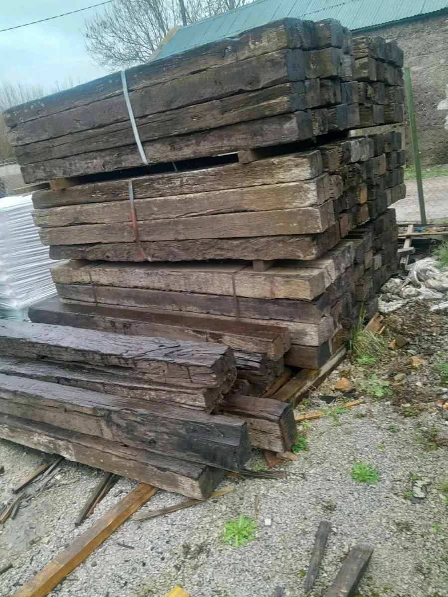 Old railway sleepers - Image 1