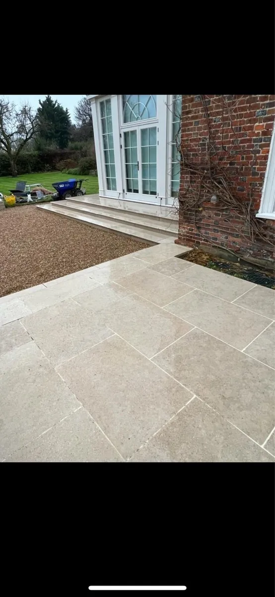 Parisian Beige Limestone Natural Flagstones - Image 2