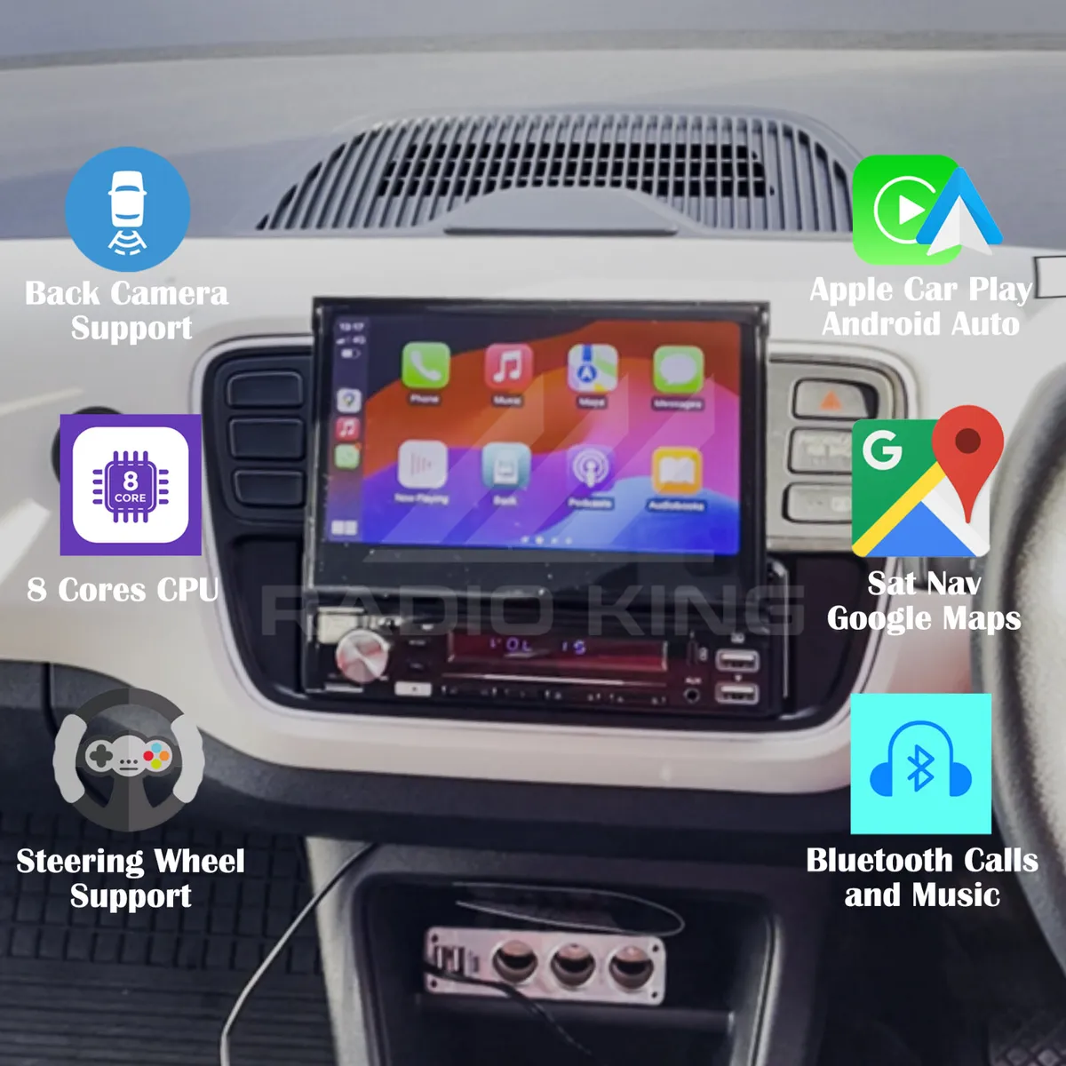 PREMIUM CARPLAY SEAT Mii ANDROID AUTO AUDIO - Image 1