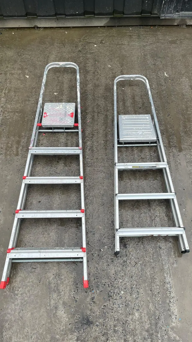 Aluminium step ladders - Image 3