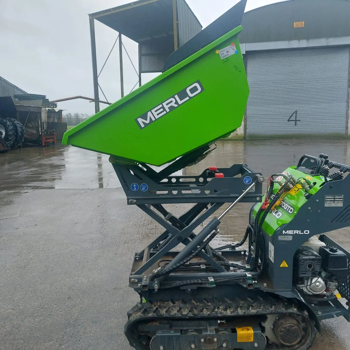 Merlo M700TD Tracked Pedestrian Hi Tip Dumper - Image 3