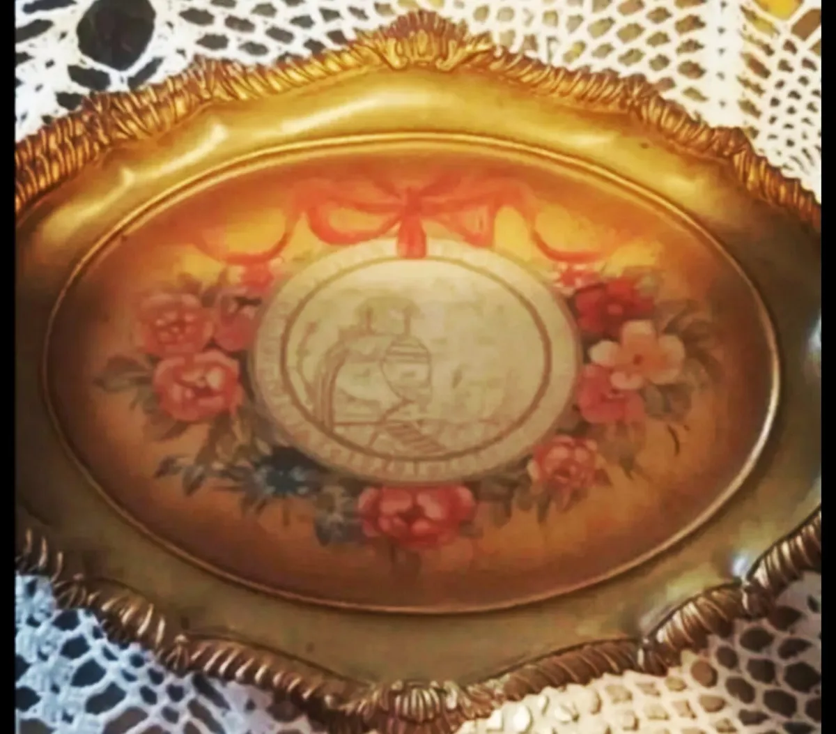 Beautiful Oriental oval plates of 5 - Image 2