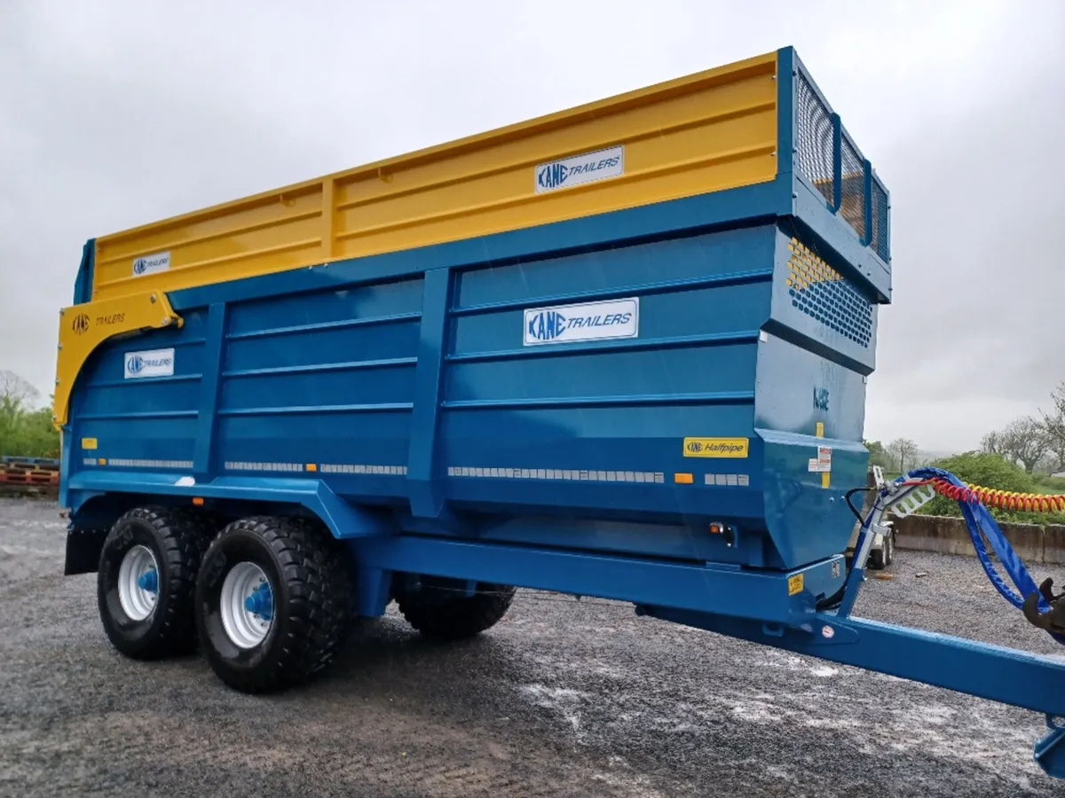 Kane 18ton/22ft halfpipe silage trailer - Image 3