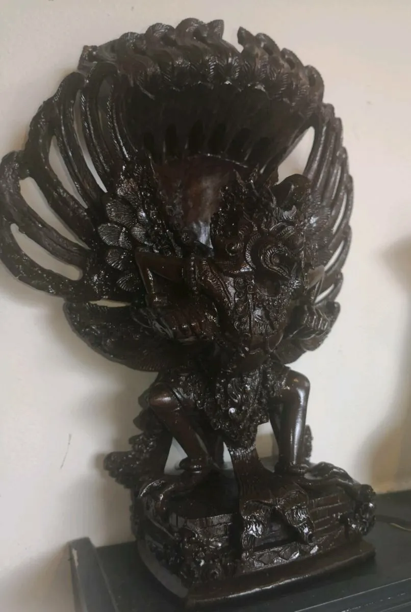 Hand carved Garuda statue
