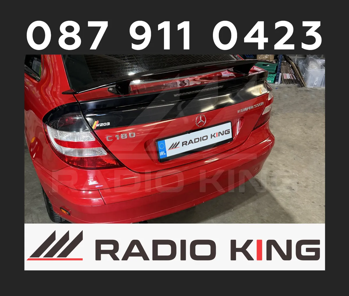 PREMIUM CARPLAY MERCEDES C180 ANDROID AUTO RADIO - Image 2