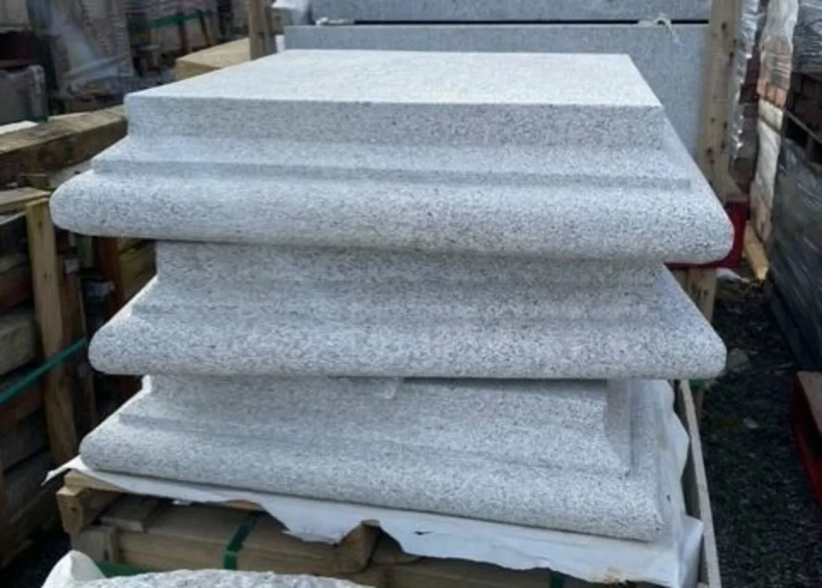 Decorative Granite Pier Caps - Image 1