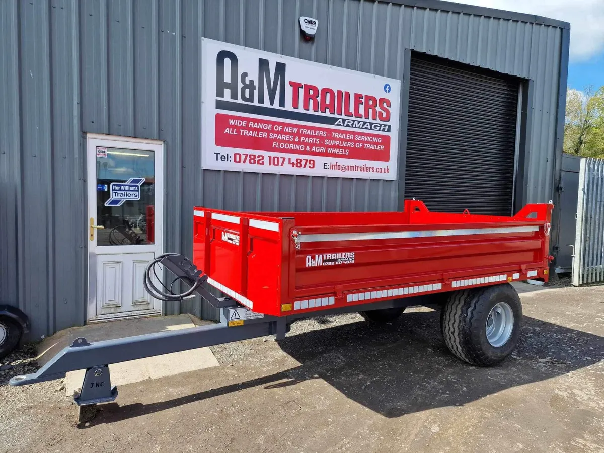 JNC Tractor tipping trailer - Image 1