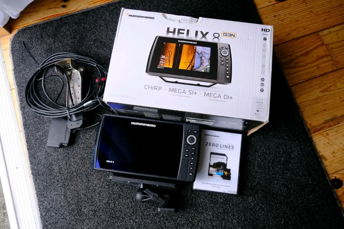 HUMMINBIRD Helix 8 G3N CHIRP Mega Si+  Mega Di+ - Image 1