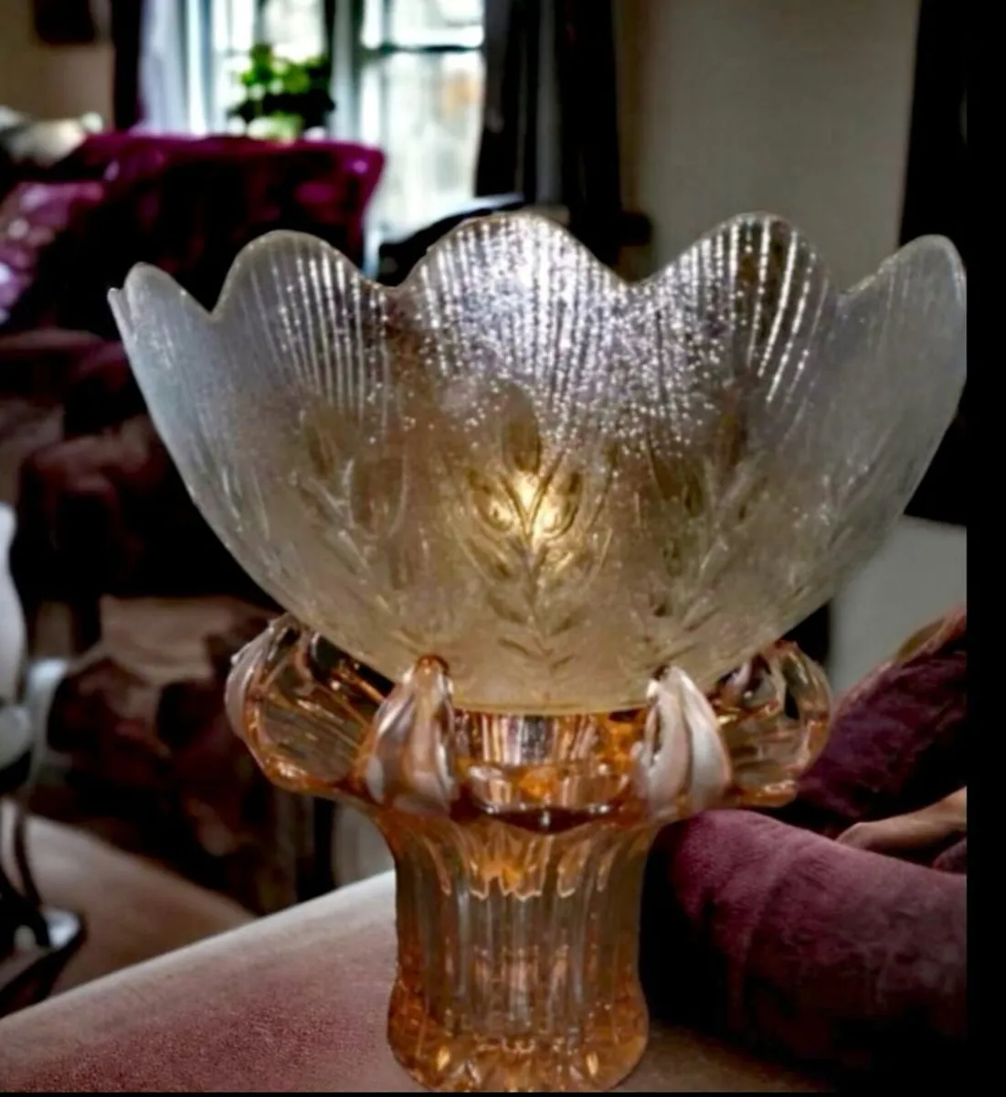 Unique large glass centerpiece - Image 1