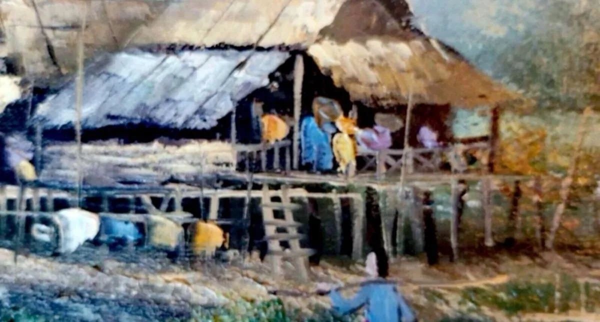 Oil painting in nice frame - Image 2