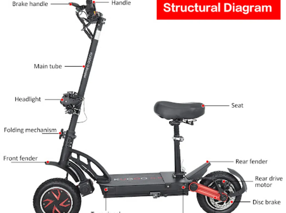 Electric scooter KUGOO G BOOSTER,  BRAND NEW - Image 4