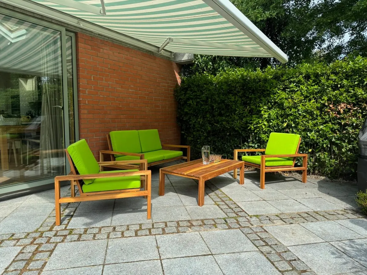 Solid Teak Garden Furniture  (lounge suite) - Image 2