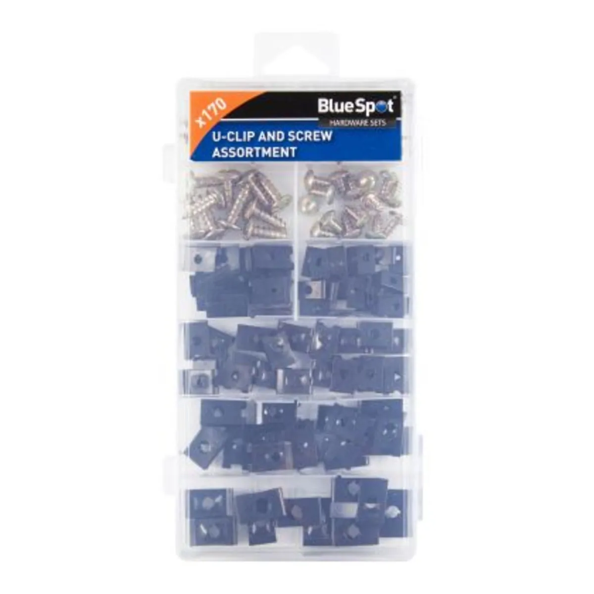 Blue Spot Tools Assorted U-Clip and Screw Set - Image 1