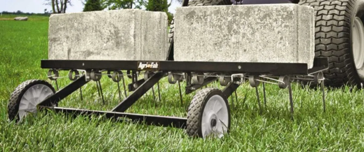 Agri Fab Tow behind Moss Rakes & Aerators - Image 1