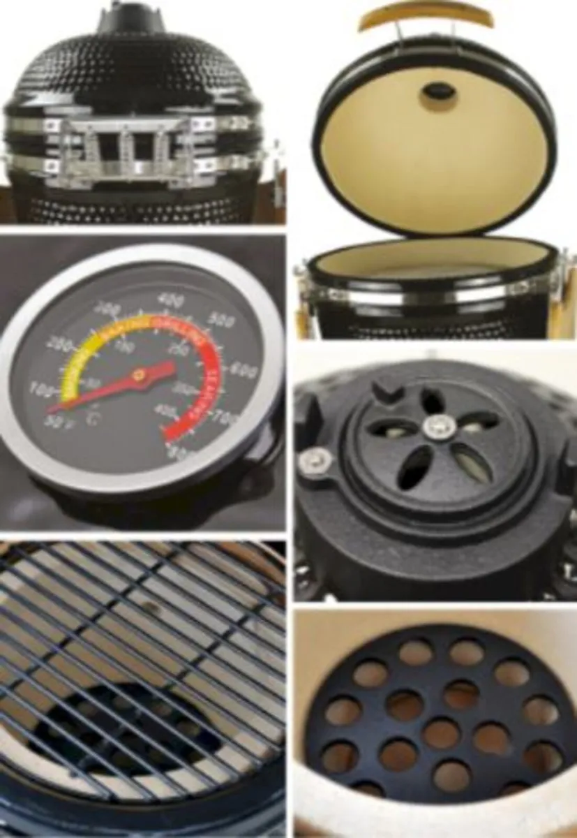 Egg-ceptional 18" Kamado Barbecue Grill With Fold - Image 3