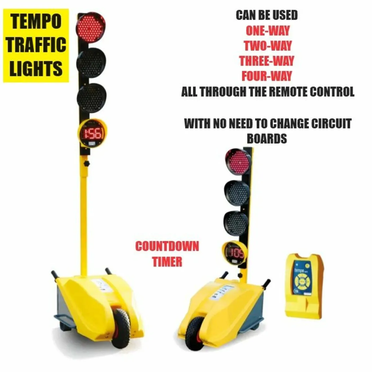 4 Way LED Traffic Lights at Toolman.ie - Image 2