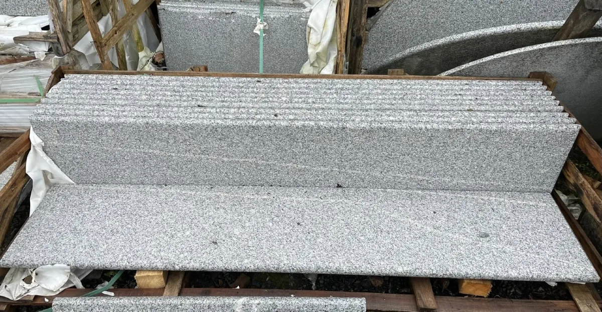 Granite Steps with Distinctive  Natural  Veins - Image 1