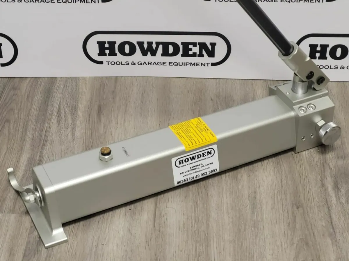 HTM Aluminium Manual Hydraulic Hand Pump - Image 4