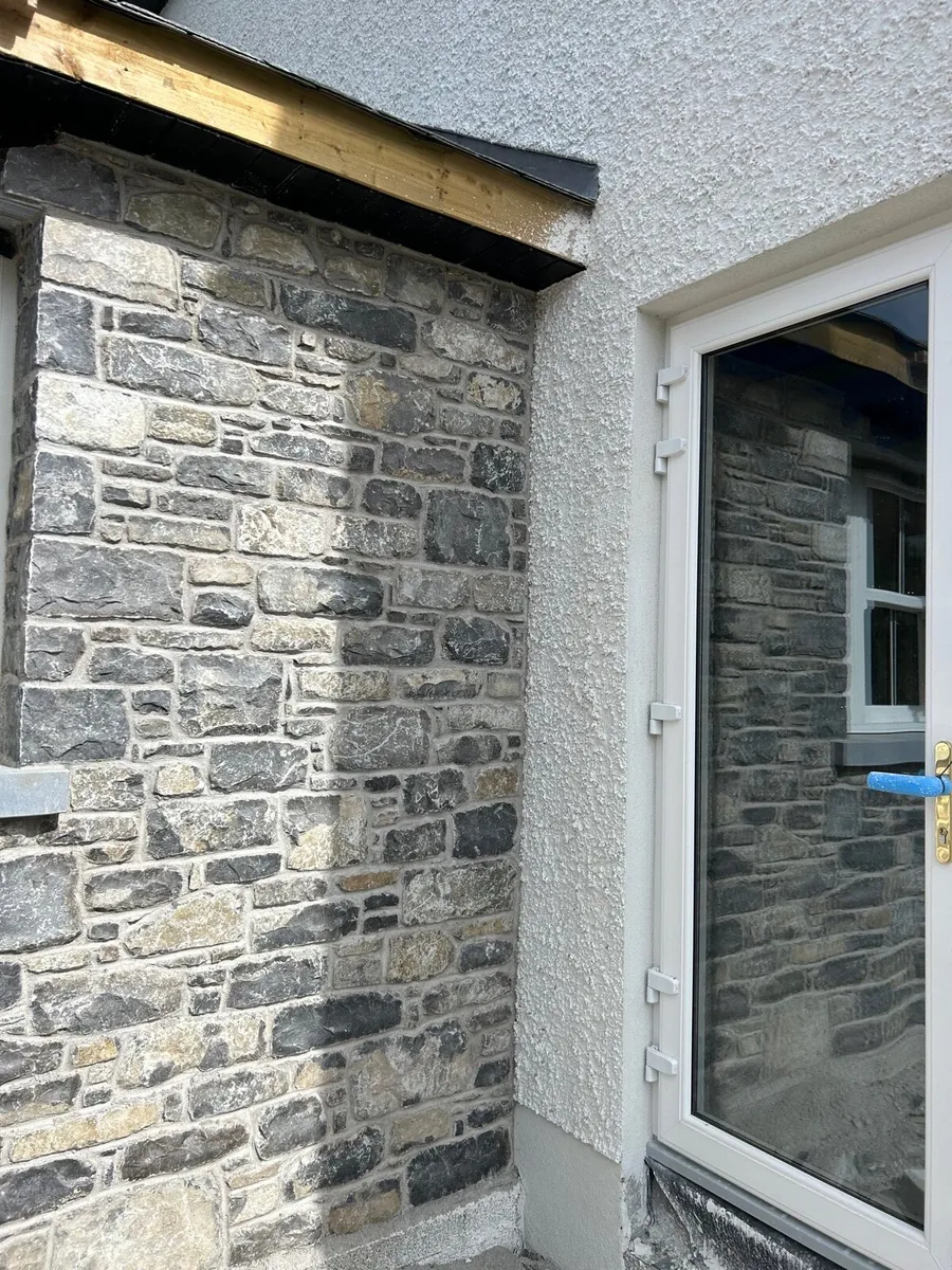 Old Salvage White Limestone Building Stone / Lime - Image 1