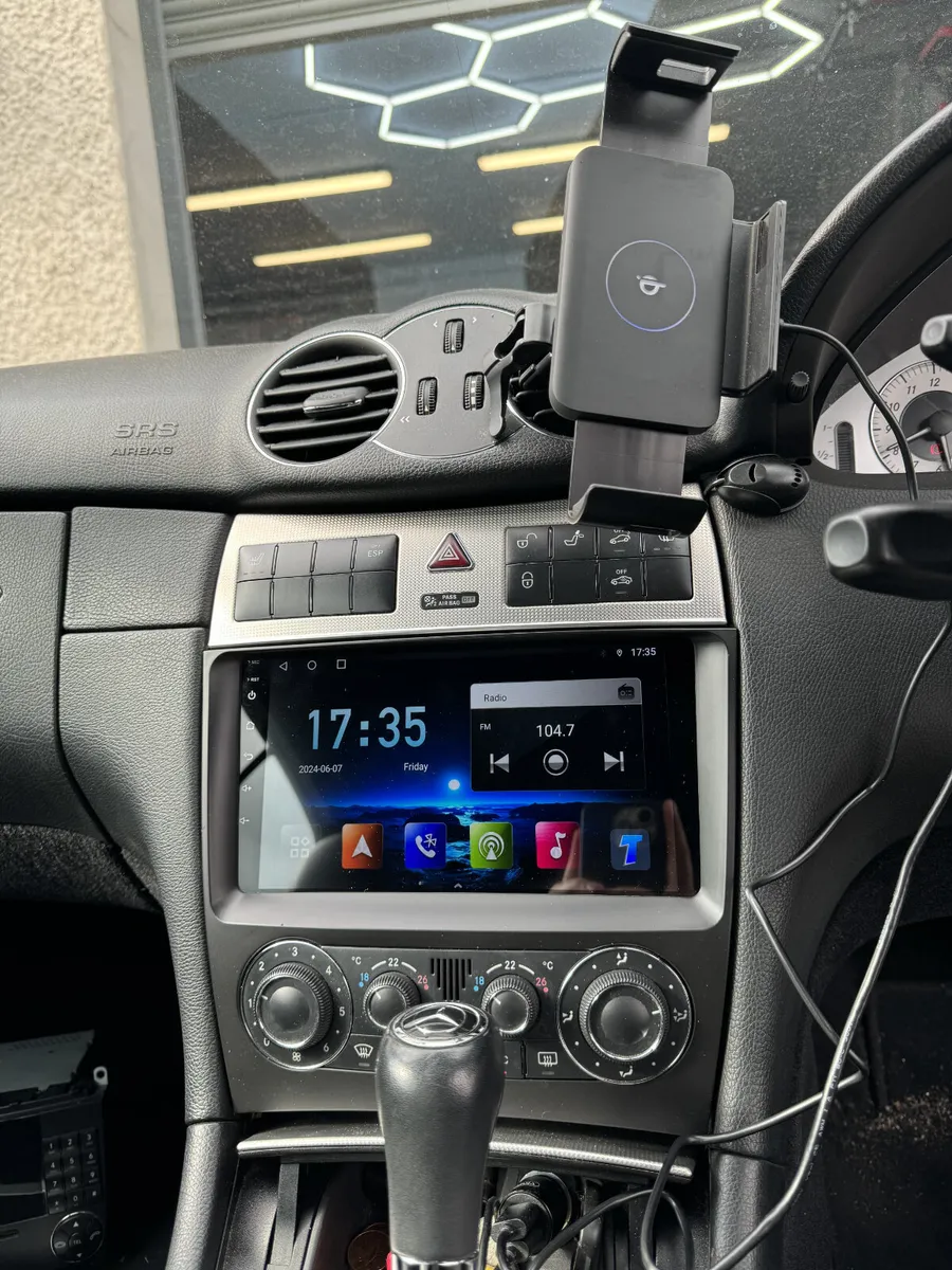 Mercedes C Carplay Android Auto Radio - Image 4