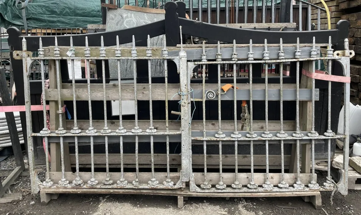 9 ft Wrought Iron  Gates - Image 2