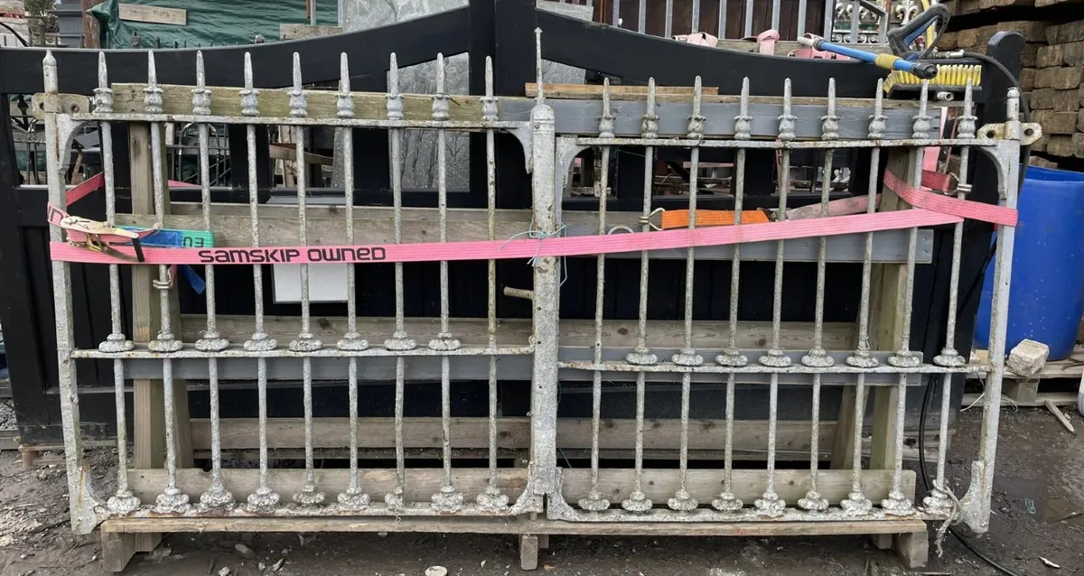 9 ft Wrought Iron  Gates - Image 3