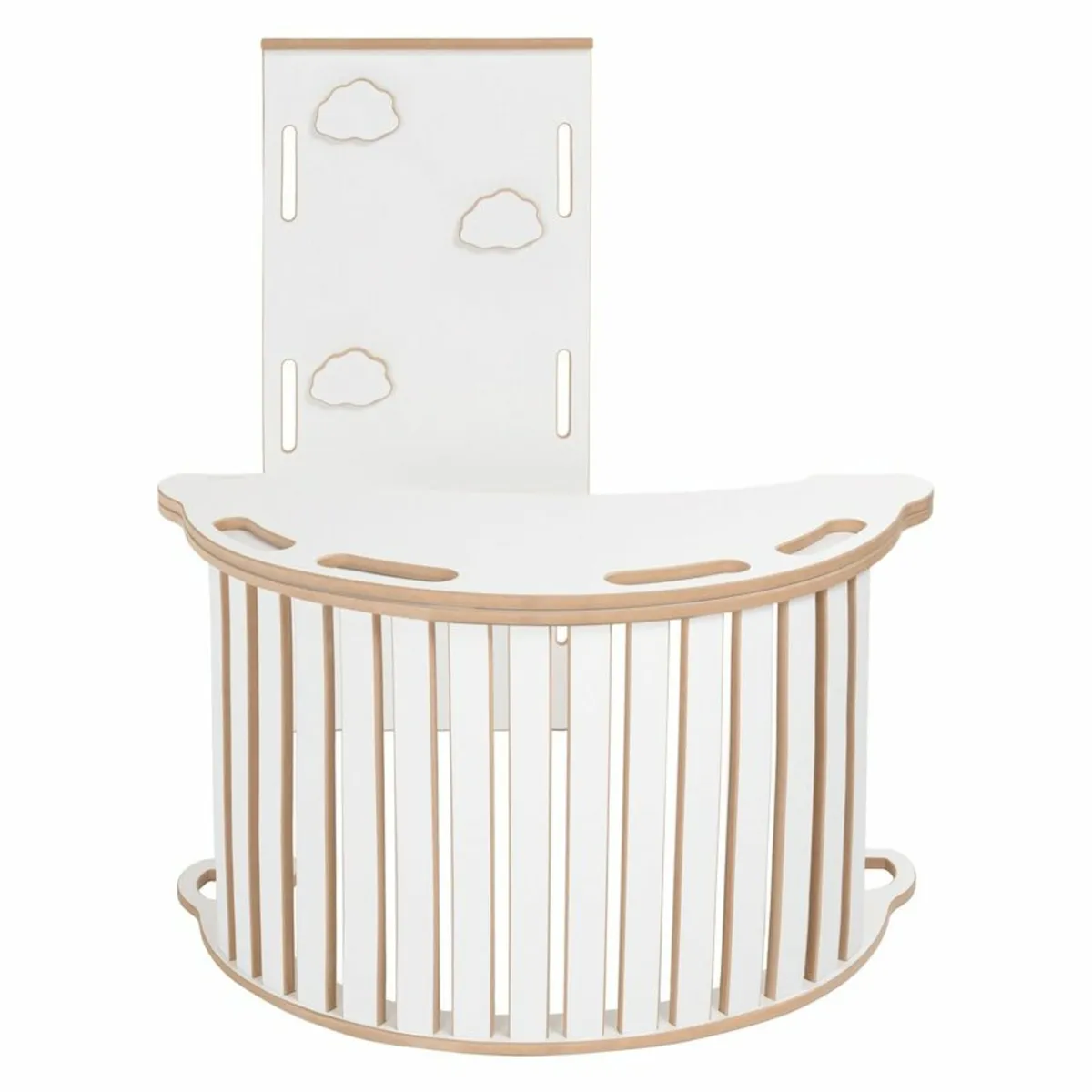 Montessori Rocker Climbing Set 3in1 White - Image 4