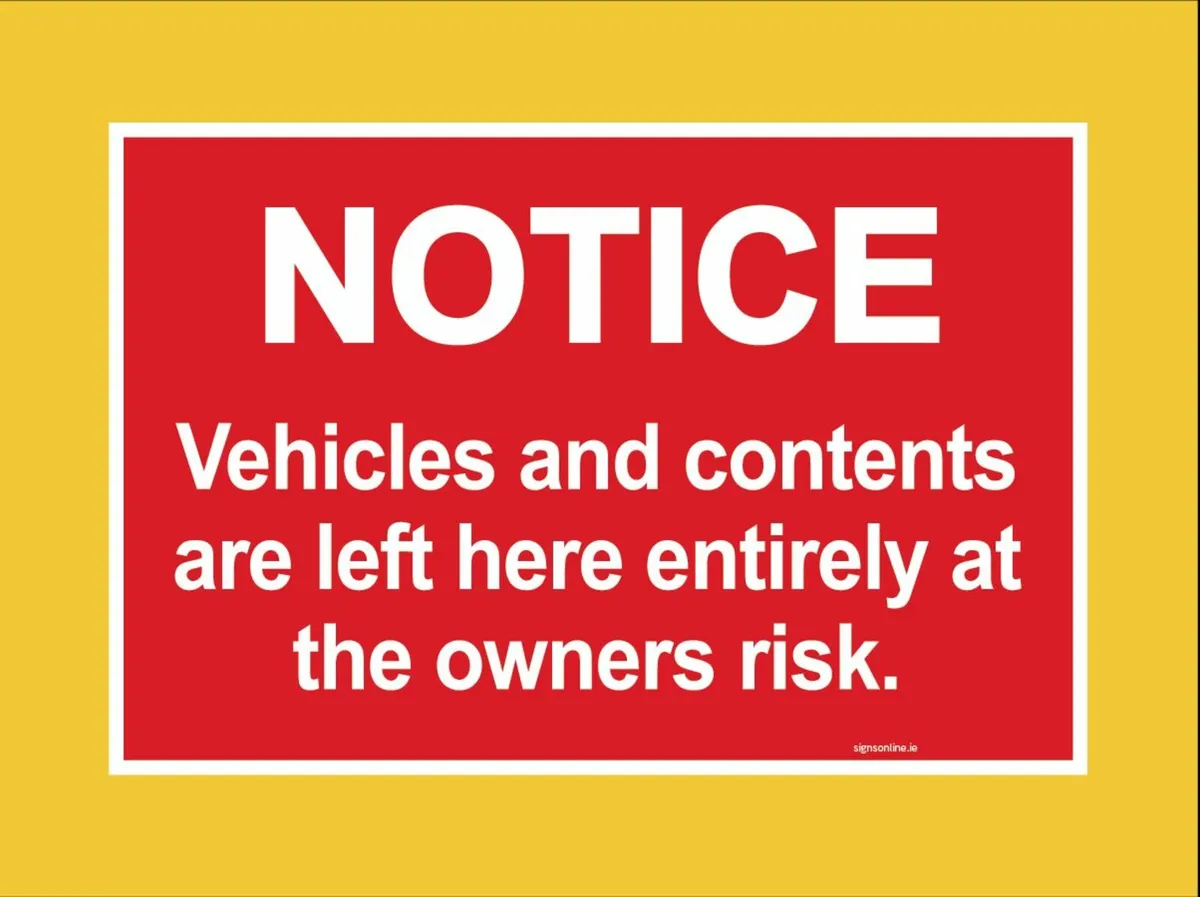 Own your space! No Parking/ Parking Signs - Image 2