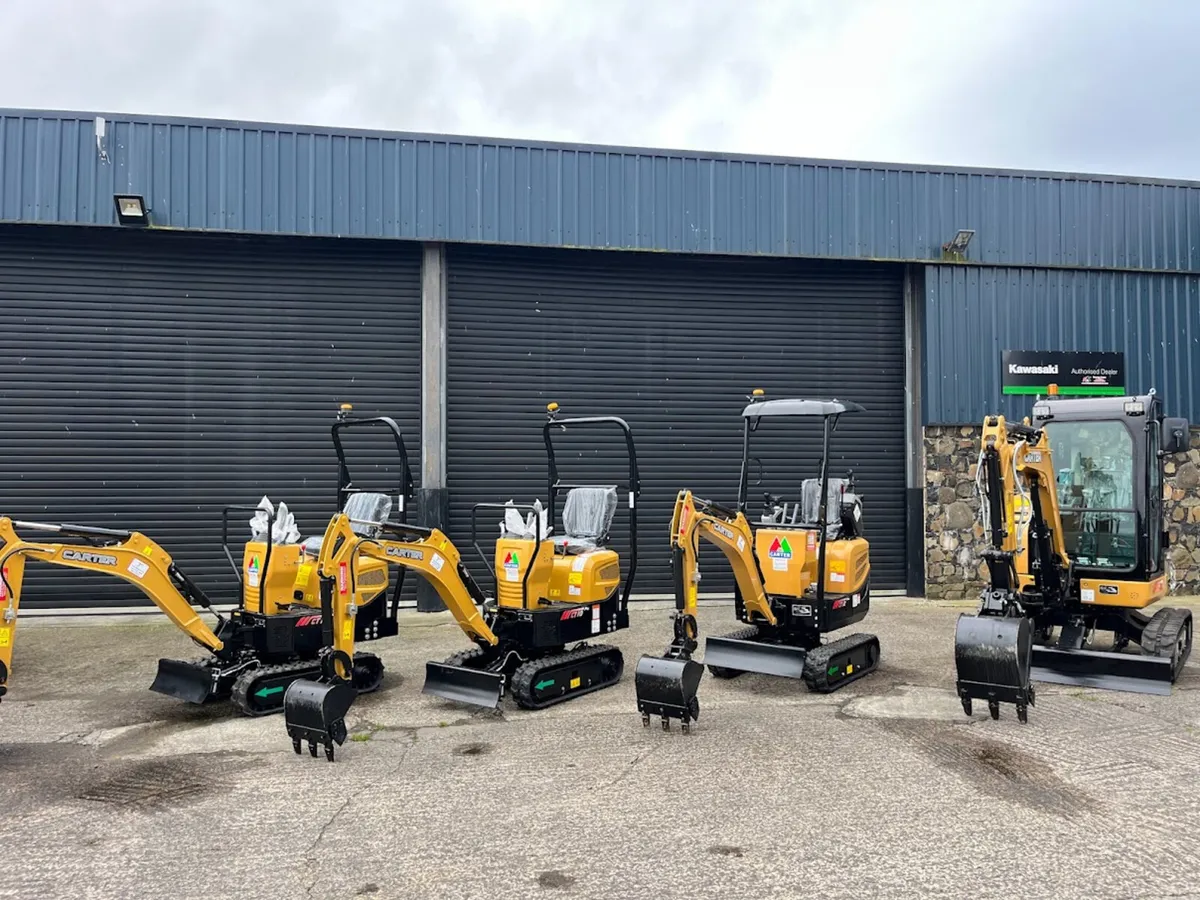 NEW CARTER CT10 PRO MINI DIGGER (1 TON) - Image 2