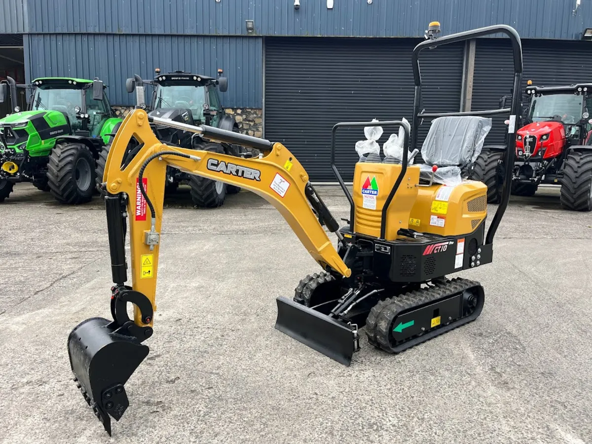 NEW CARTER CT10 PRO MINI DIGGER (1 TON) - Image 3