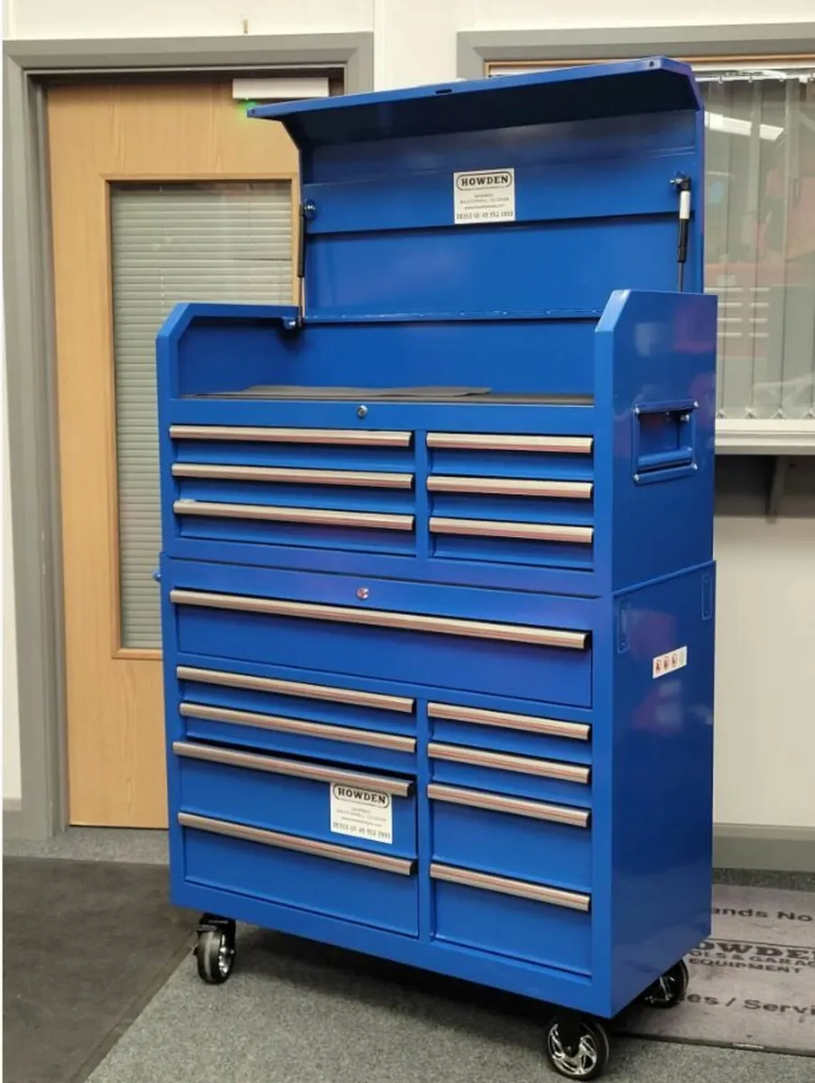 Heavy Duty Toolchest Roller Cabinet 42" 15 Drawer - Image 1