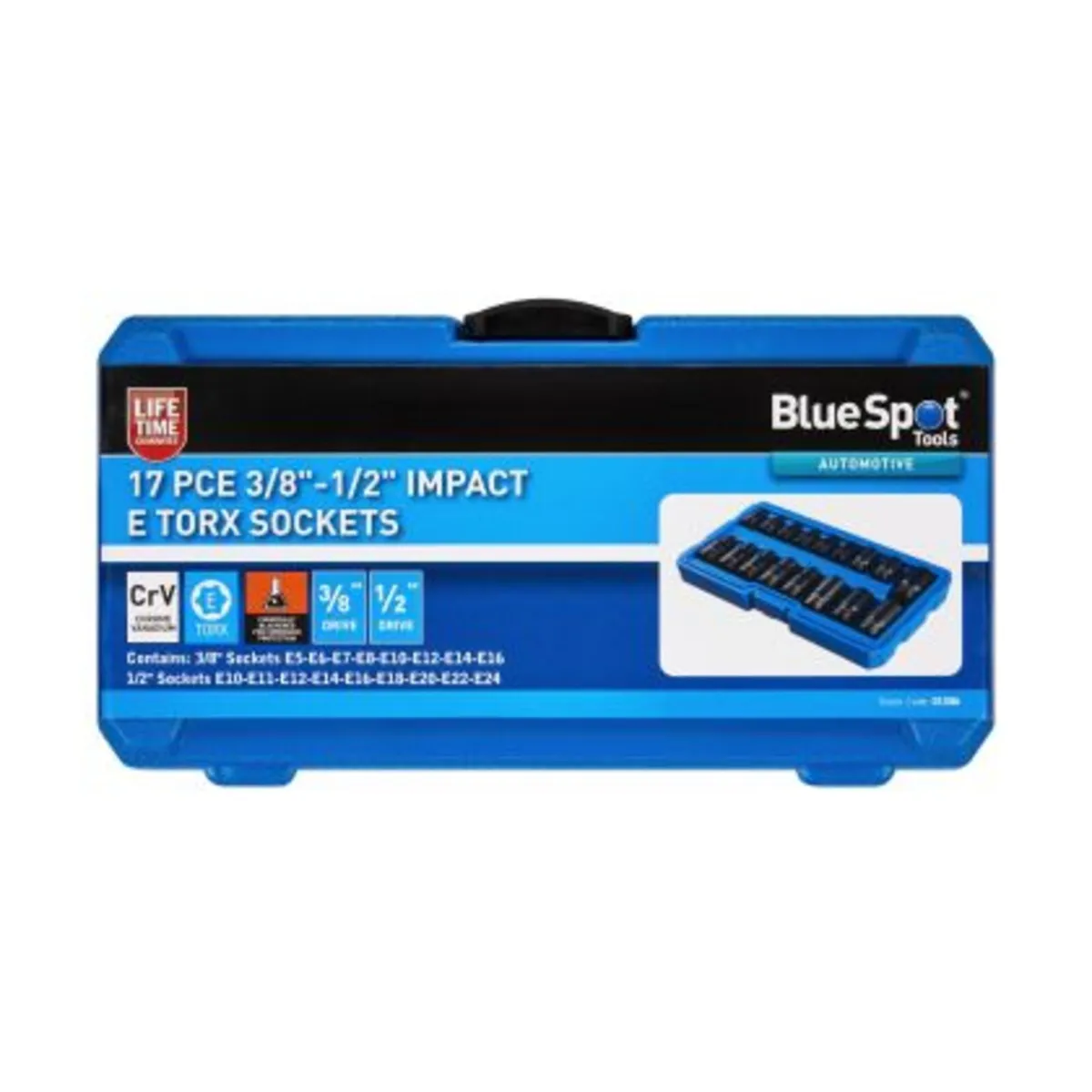 Blue Spot Tools Impact E Torx Sockets – 17PCE - Image 1