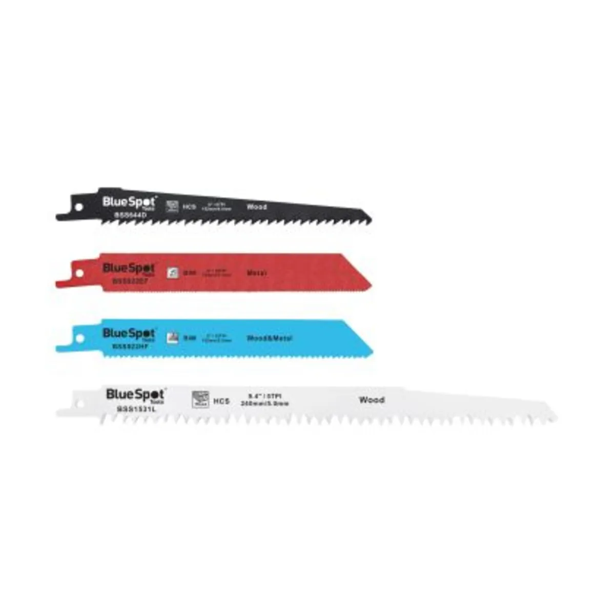 Blue Spot Tools Reciprocating Saw Blades – 8 PCE - Image 2