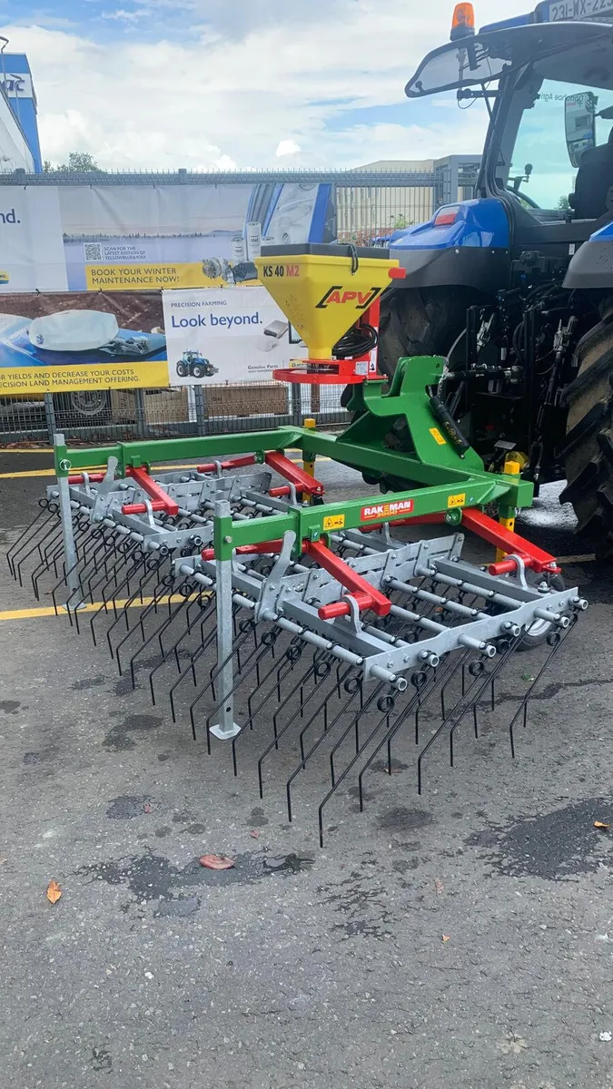Rakeman 3000 3m Grass Harrow - In stock! - Image 1