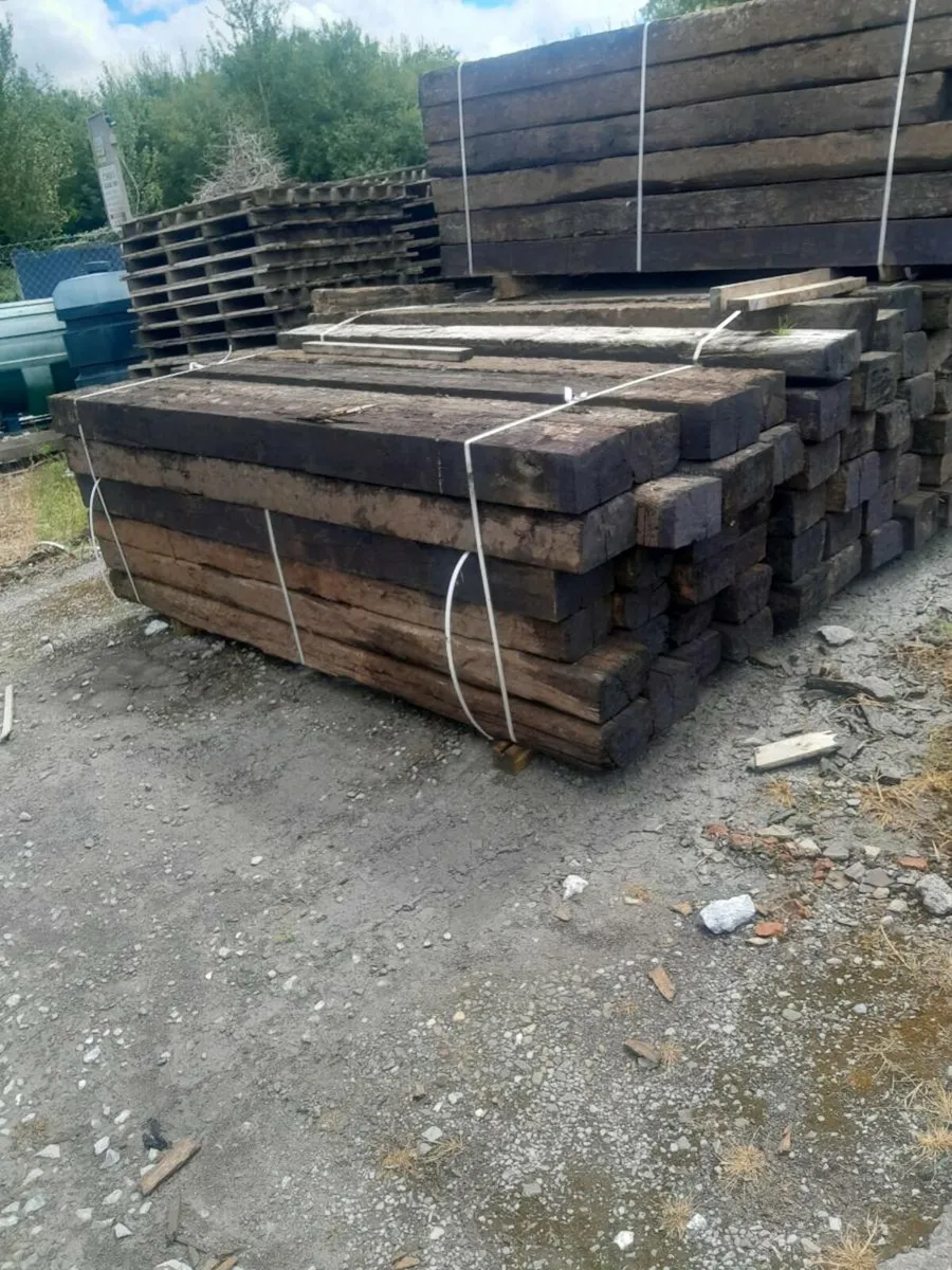 Old railway sleepers - Image 2