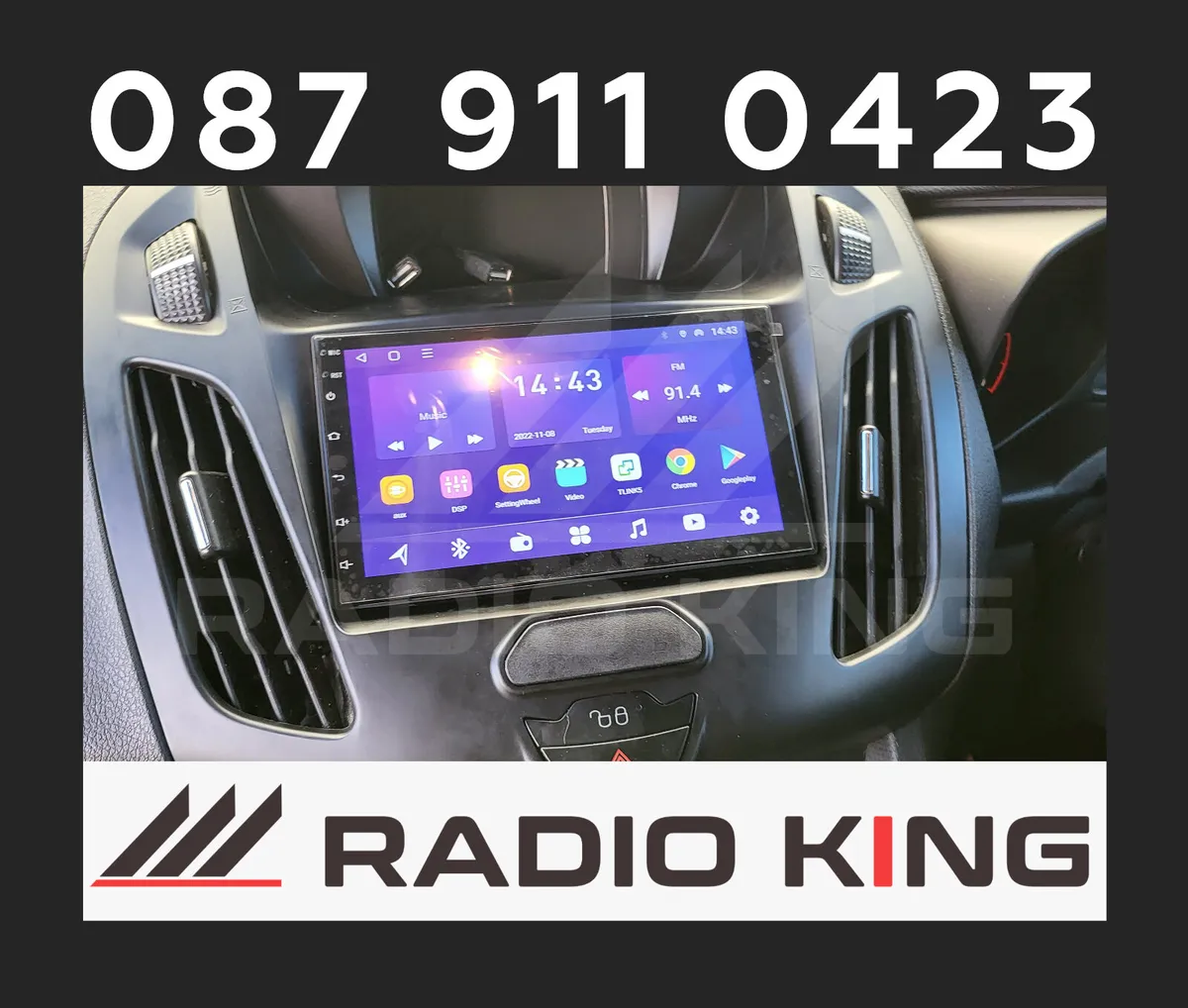 PREMIUM CARPLAY FORD TRANSIT ANDROID AUTO RADIO - Image 2