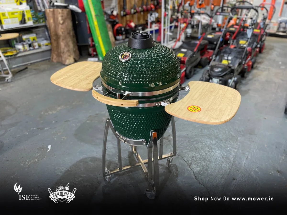 Egg-ceptional 21" Kamado Barbecue Grill With Fold - Image 1