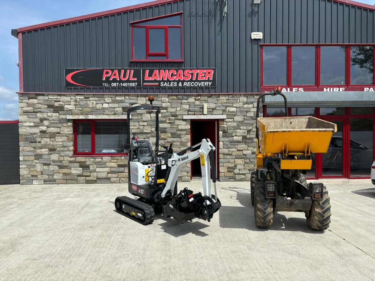 Micro digger and dumper for self drive hire - Image 1
