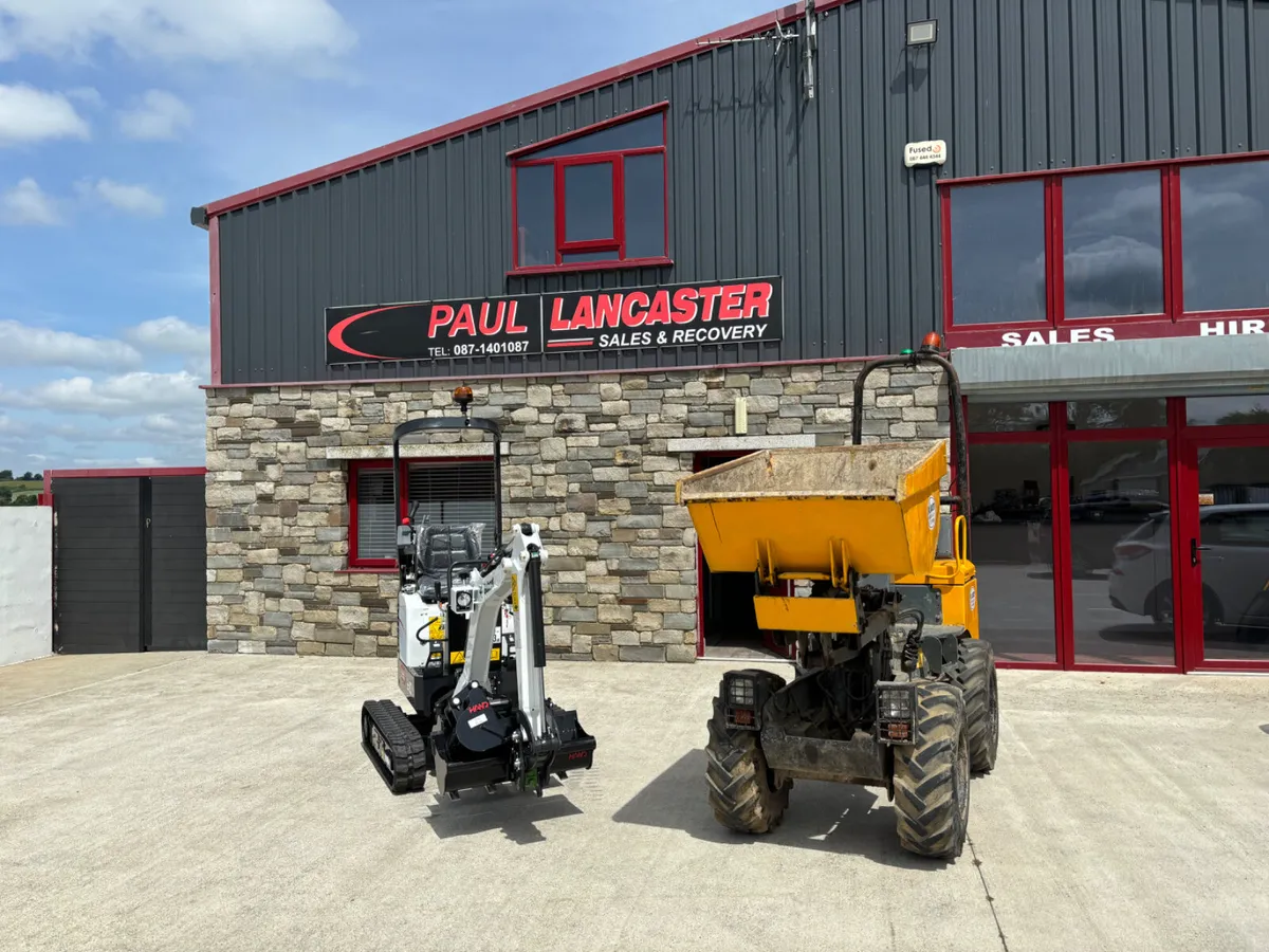 Micro digger and dumper for self drive hire - Image 2