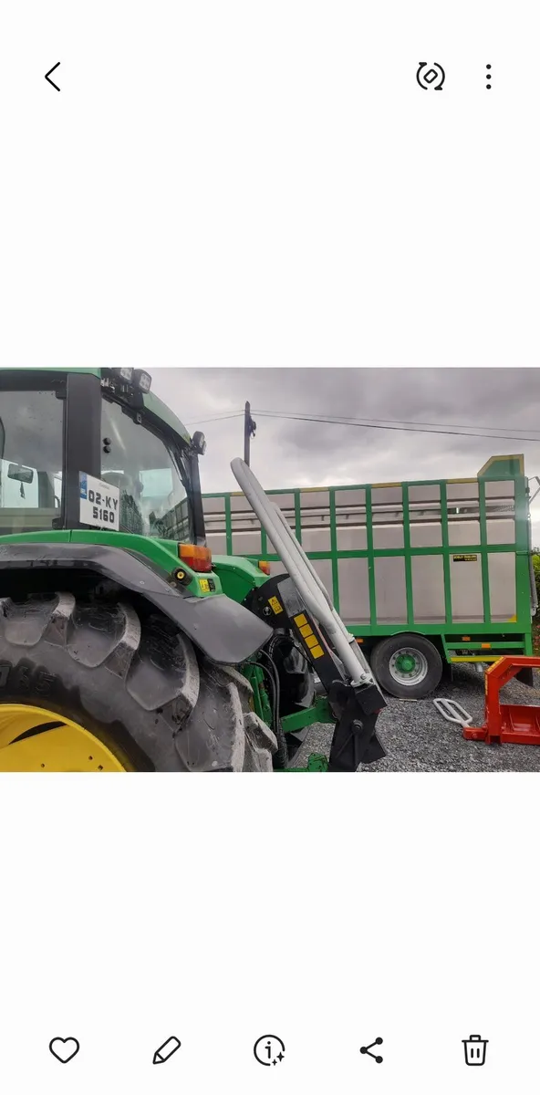 FARM SAFTEY Rear high fold bale handler - Image 1