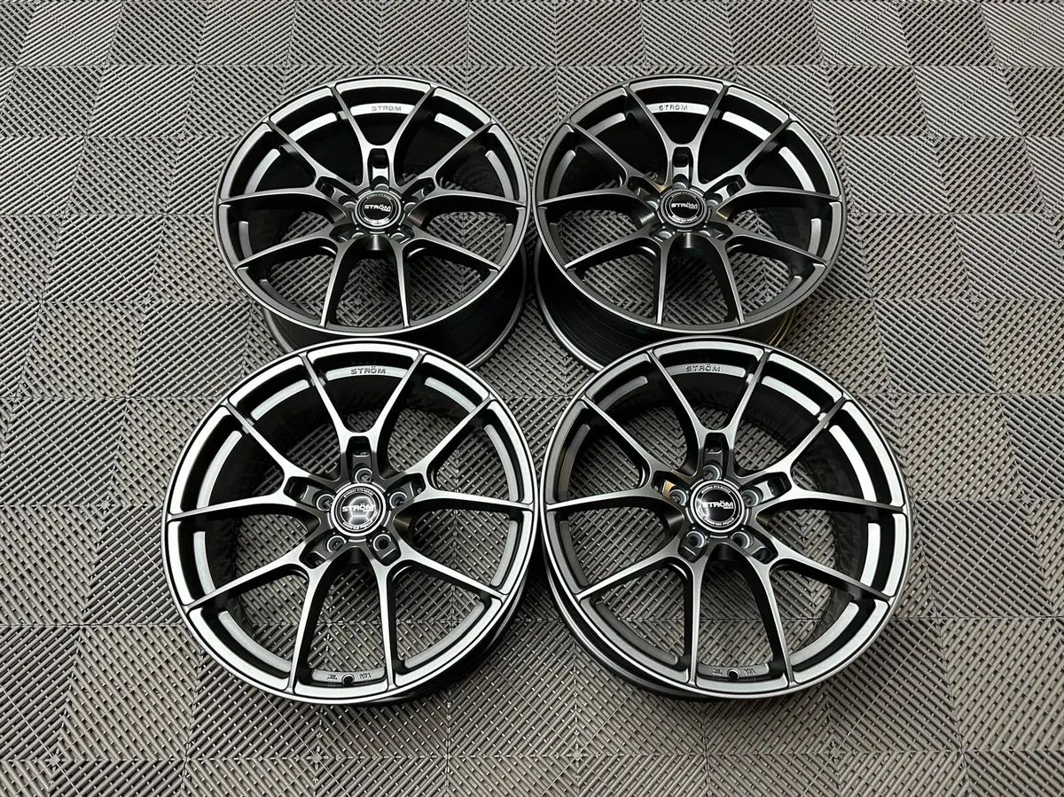 18 19" Inch Strom F1 Alloys Vw Golf Leon skoda - Image 2