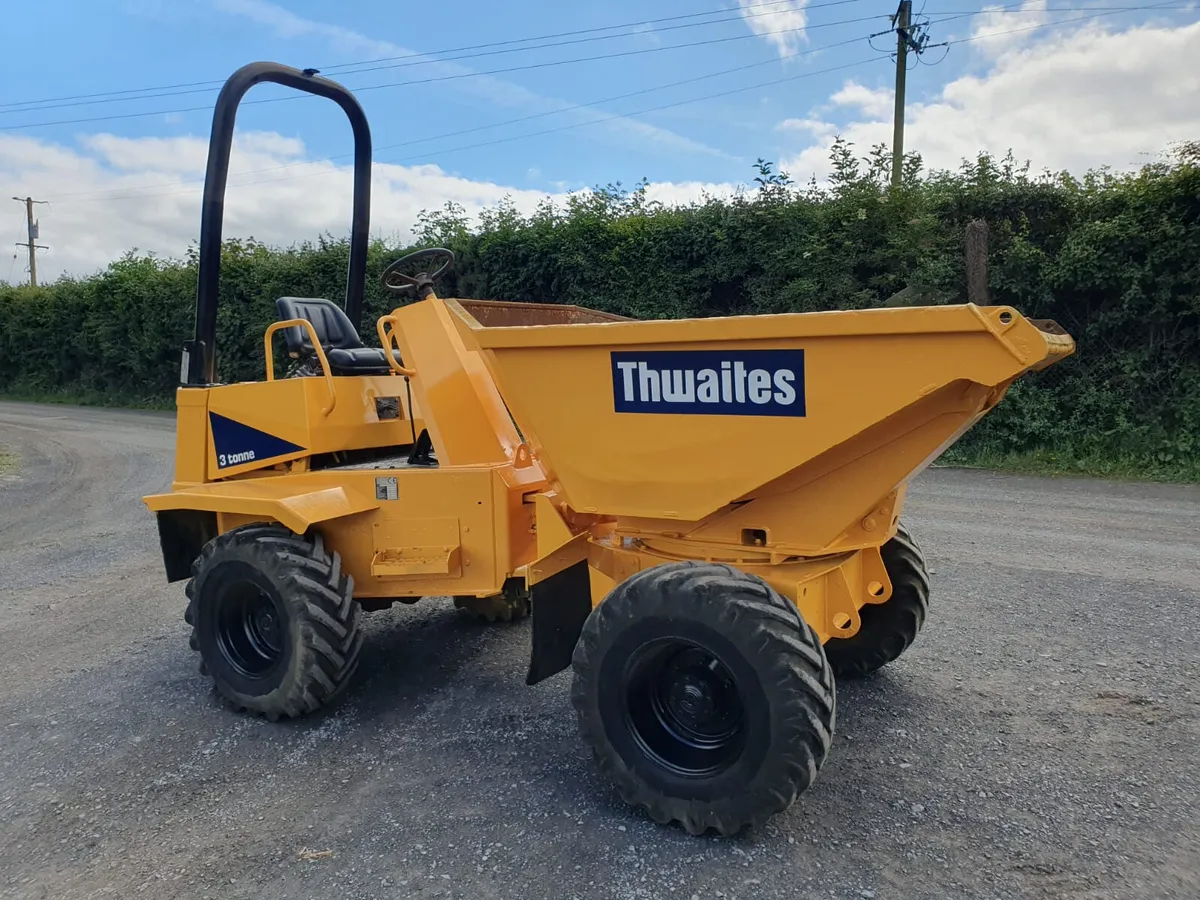 Twaites 3 ton Swivel Dumper - Image 4