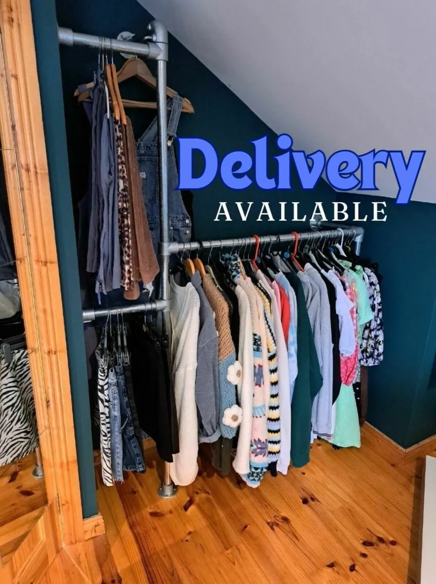 Custom  Steel Clothes Rails - Easy Install - Image 1
