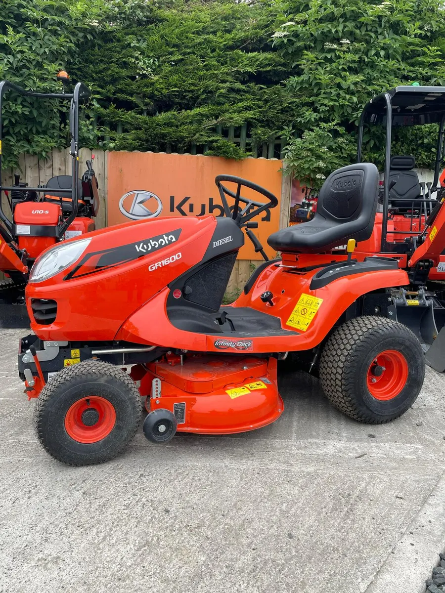 New Kubota GR1600 ID Ride on Mower - Image 3